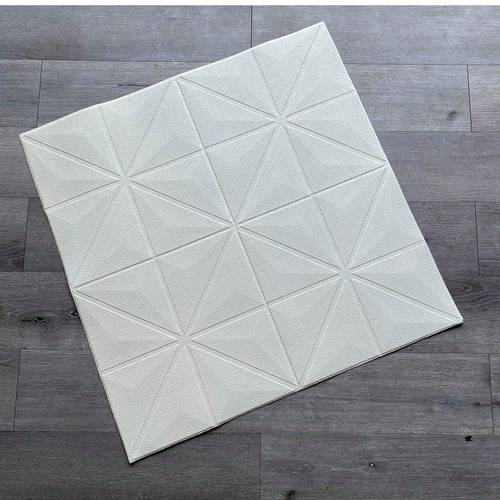 Bộ 5 Tấm Xốp Dán Tường Cổ Điển Kim Cương 70x70cm Sang Trọng, Lịch Lãm