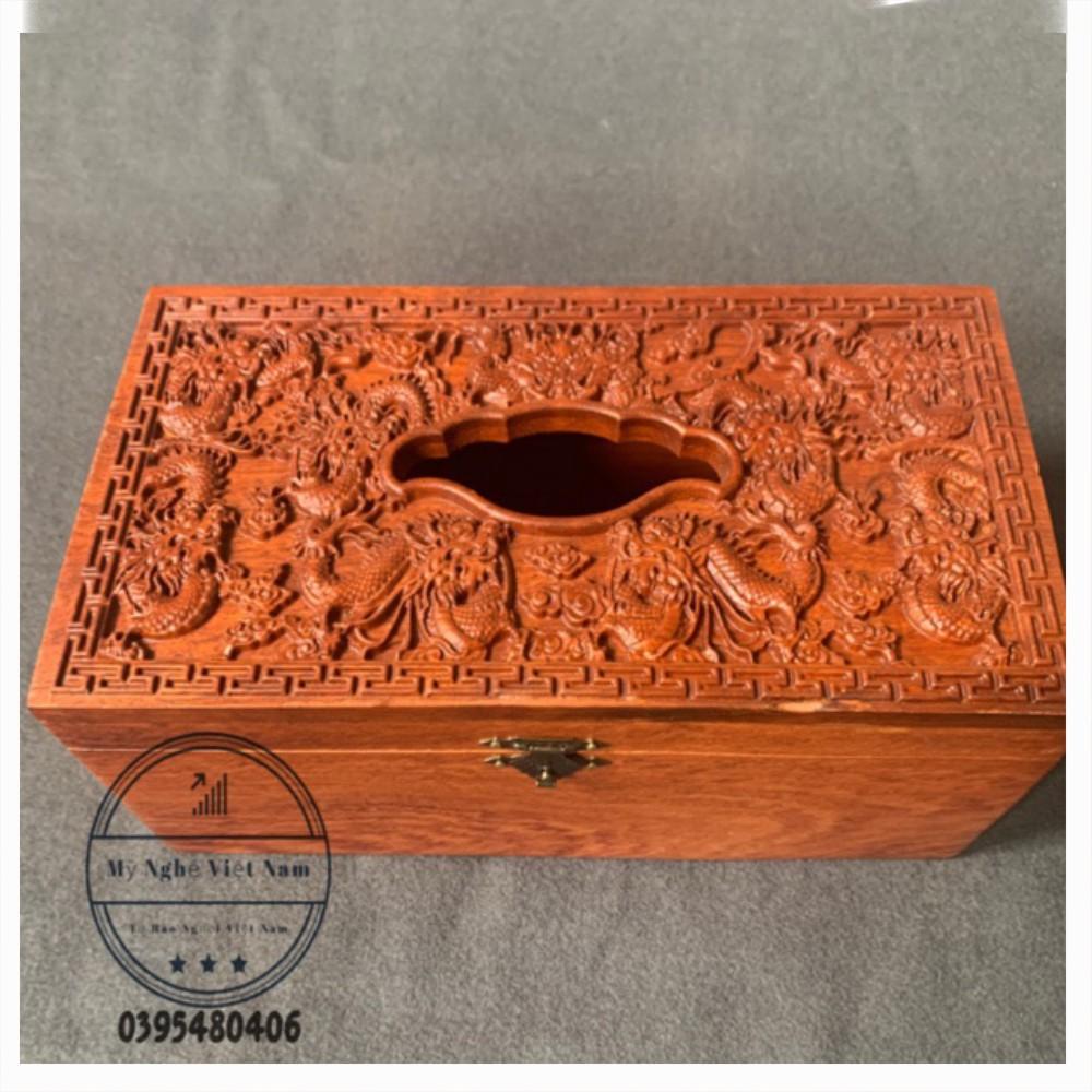 Hộp giấy Cửu Long GỖ HƯƠNG LOẠI ĐẸP
