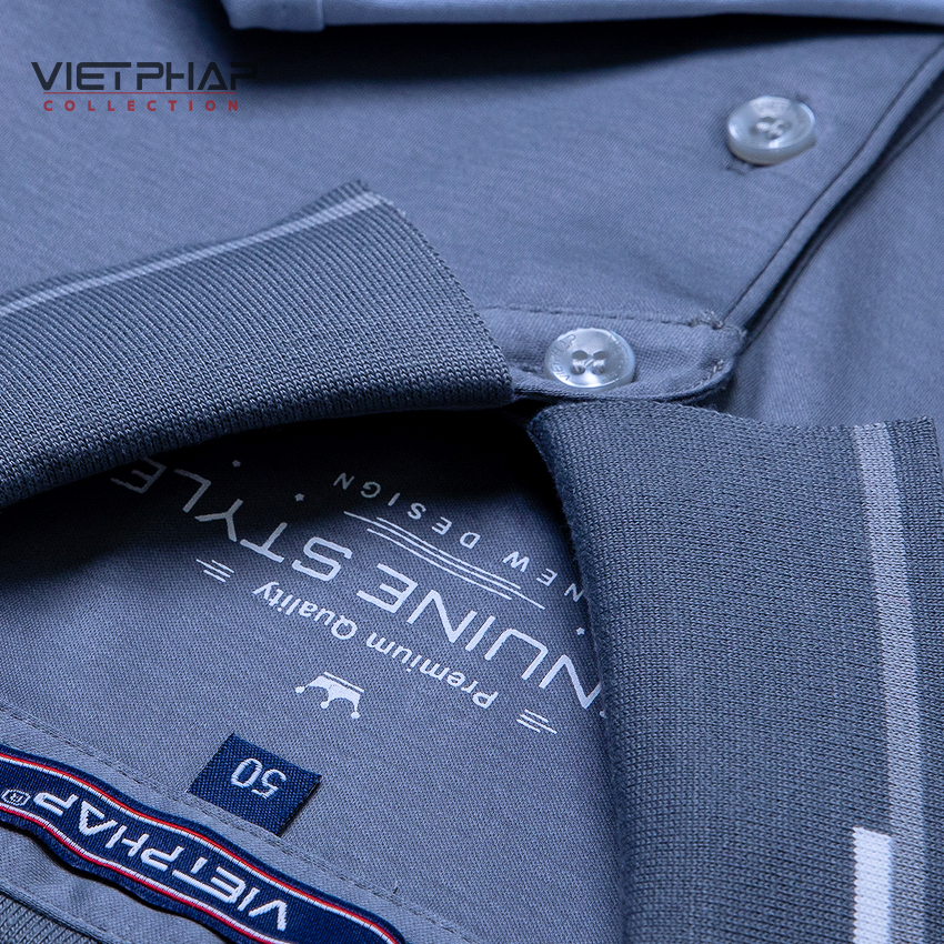 Áo Thun Cotton Lạnh Cao Cấp VIỆT PHÁP / Form Luxury - Chất liệu cotton co dãn và thấm hút mồ hôi tốt 31771