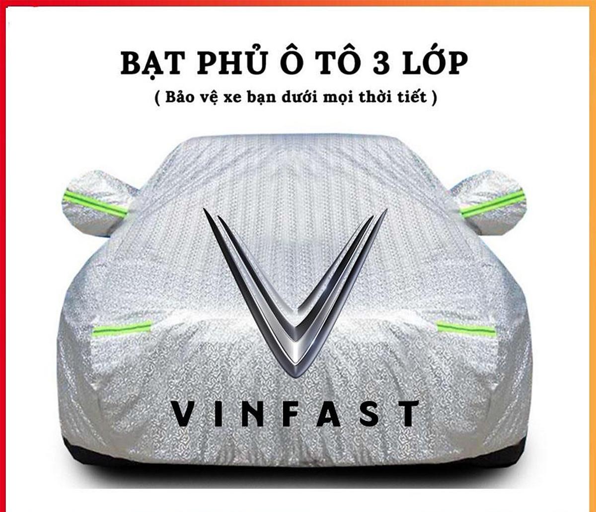 Bạt Phủ Ô Tô VINFAST FADIL, LUX A 2.0, LUX SA 2.0, Chất Liệu Bạt Tráng Nhôm 3 lớp,  có phản quang