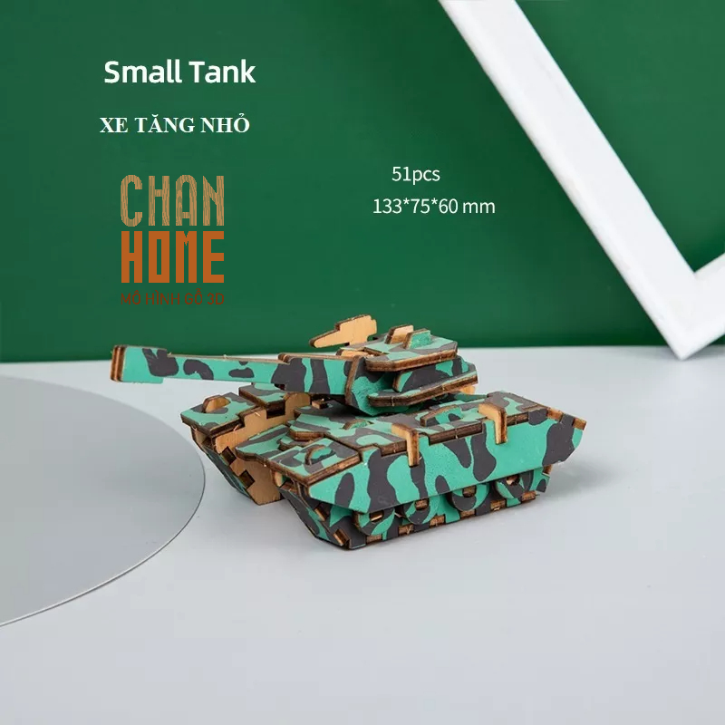 Mô hình máy bay xe tank chiến đấu mô hình gỗ 3D lắp ráp