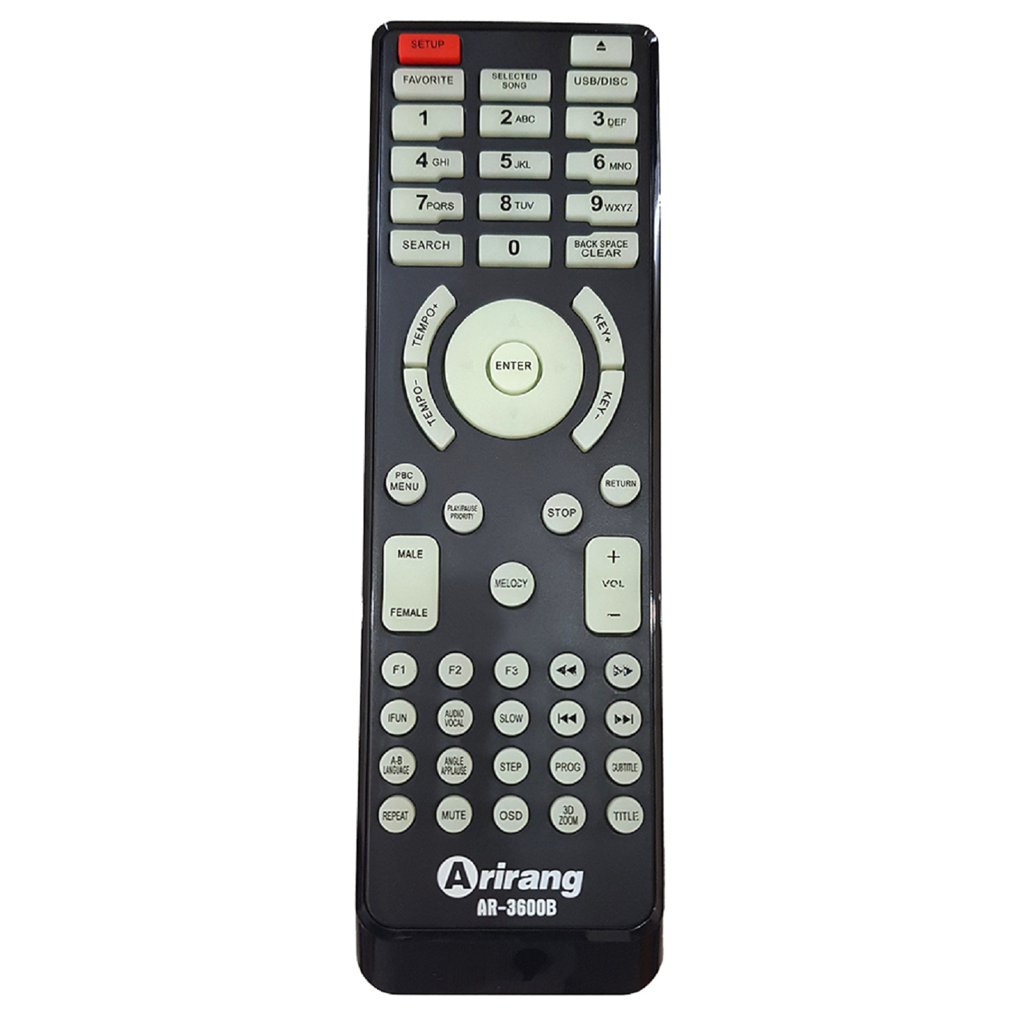 Remote Arirang AR-3600B/AR-3600/ AR-3600 Deluxe / AR-3600 HDD /AR-3600HDD Plus/ AR-3600 HDMI - AR-3600B - Hàng chính hãng