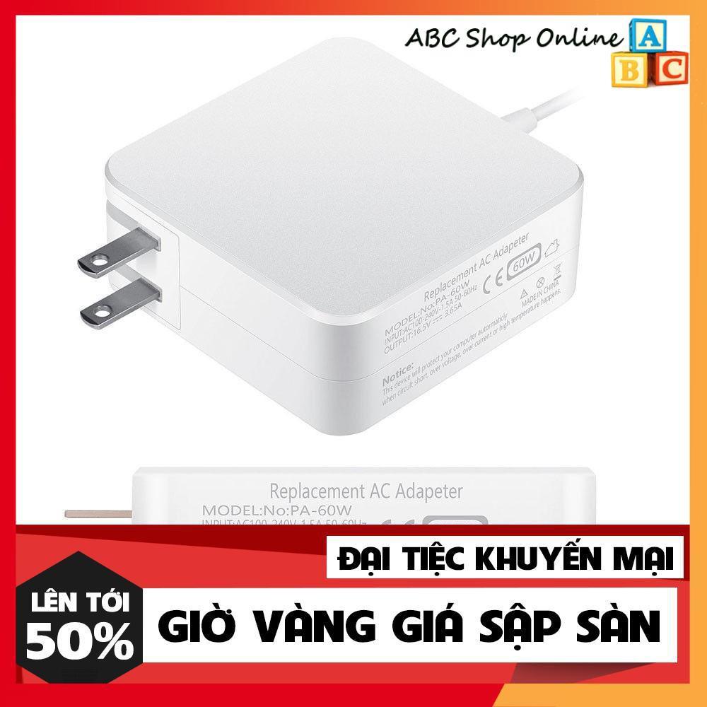 Sạc Dùng Cho Macbook 60W - Đời 2010 A1181, A1184, A1185, A1278, A1280, A1330, A1342, A1344 ( Chân Chữ L )
