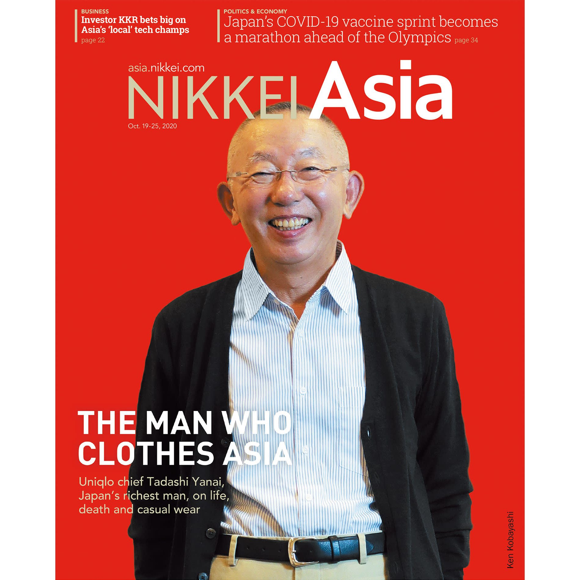 Nikkei Asian Review: Nikkei Asia - THE MAN WHO CLOTHES ASIA - 41.20, tạp chí kinh tế nước ngoài, nhập khẩu từ Singapore