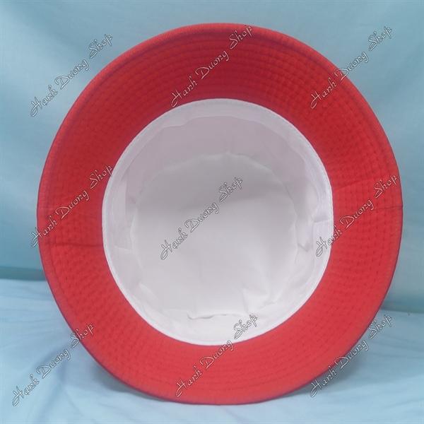 Nón tai bèo mũ bucket vành nhỏ thêu Ngôi Sao Vàng 5 cánh Việt Nam - Sao Vàng Việt Nam