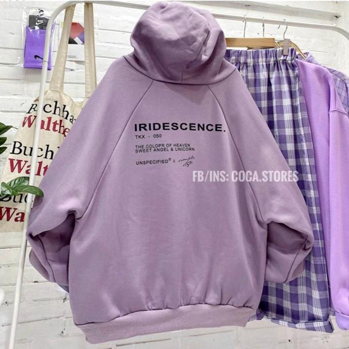 ÁO HOODIE - ÁO KHOÁC NỈ NGOẠI Form Dơi Tay Phồng