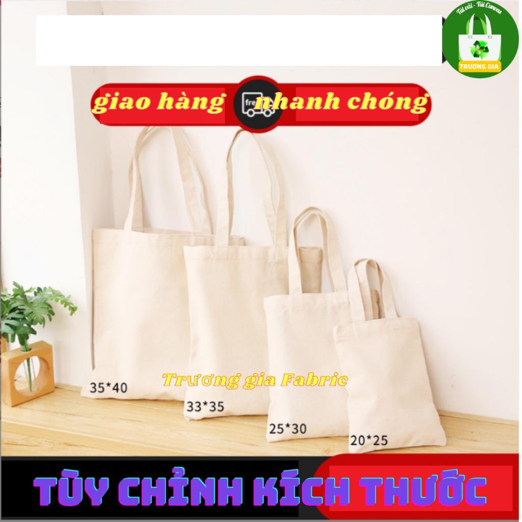 Túi Vải Canvas Tùy chỉnh kích thước in logo không giới hạn số lượng Trương Gia Túi Vải - Túi Canvas - 42x35cm