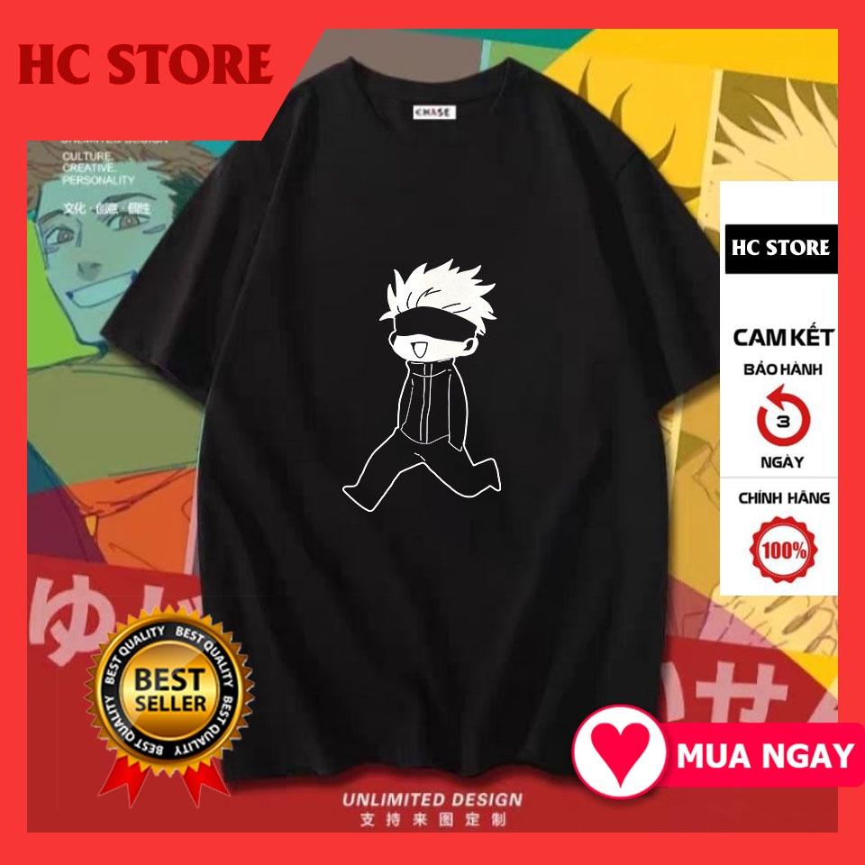 Áo Thun únisex In Hình Anime Jujutsu Kaisen Gojo Satoru manga mẫu mới siêu HOT