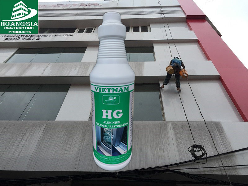 Dung dịch vệ sinh làm sạch ố mốc Canxi, lazang, kinh ,sơn xe ô tô HG Aluminium Cleaner & Restorer 1000ml