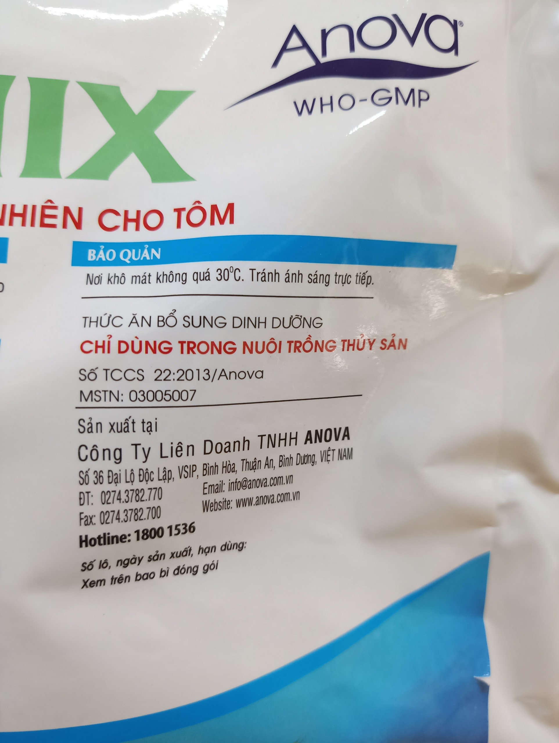 Bluemix – Gây màu Và Tạo Nguồn Thức Ăn Tự Nhiên Cho Tôm - Gói 1kg