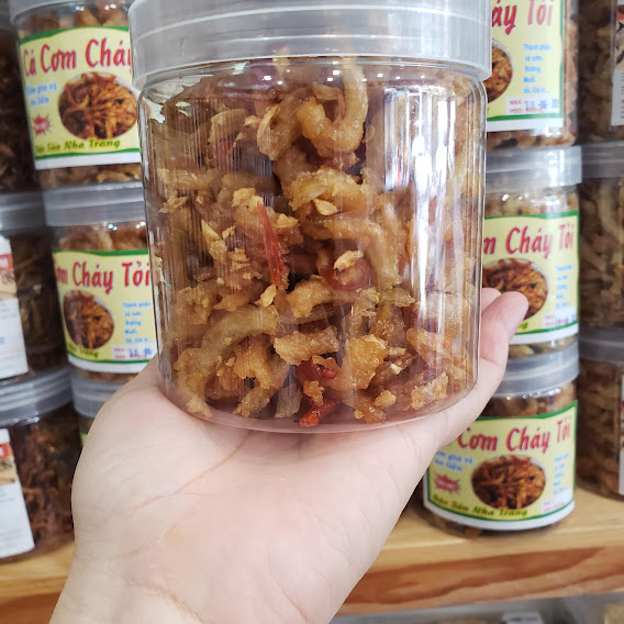 Đặc Sản Nha Trang - Cá Cơm Tẩm Bột Sấy Giòn Mặn Mặn Giòn Giòn,Seavy Hộp 500g