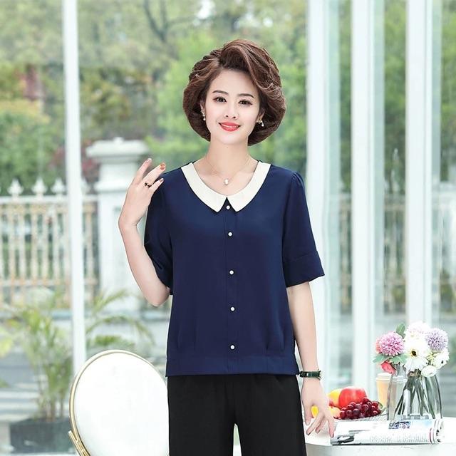 Áo kiểu phối màu cao cấp BT55-0920