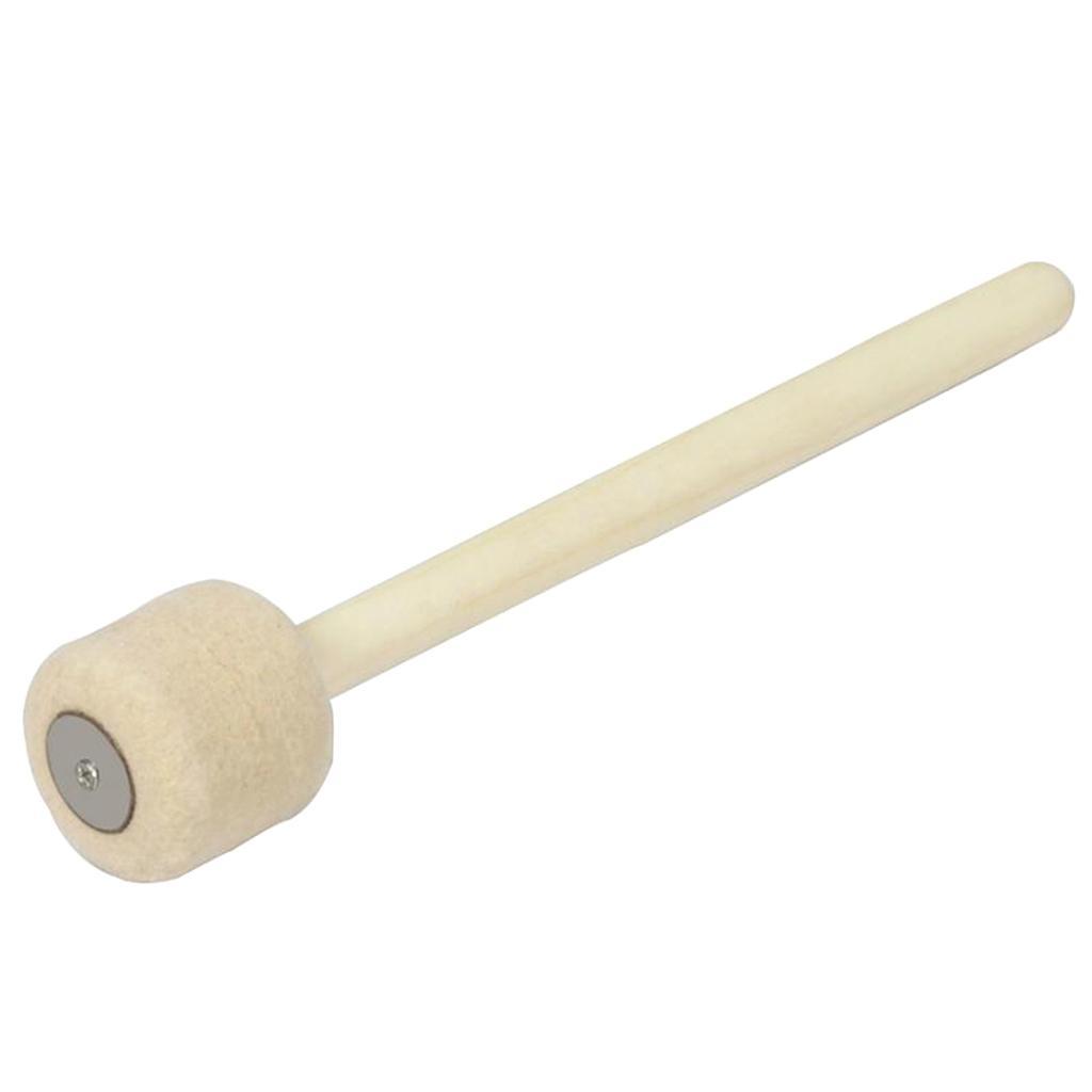 Wooden Bass Drum Mallet Stick Drumsticks for Beginners School Players