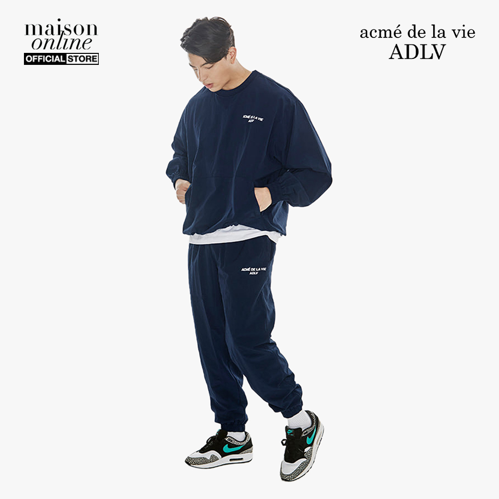 ADLV - Quần jogger lưng thun Sporty Logo Woven ADLV-20FW-PTWVSL-NVY