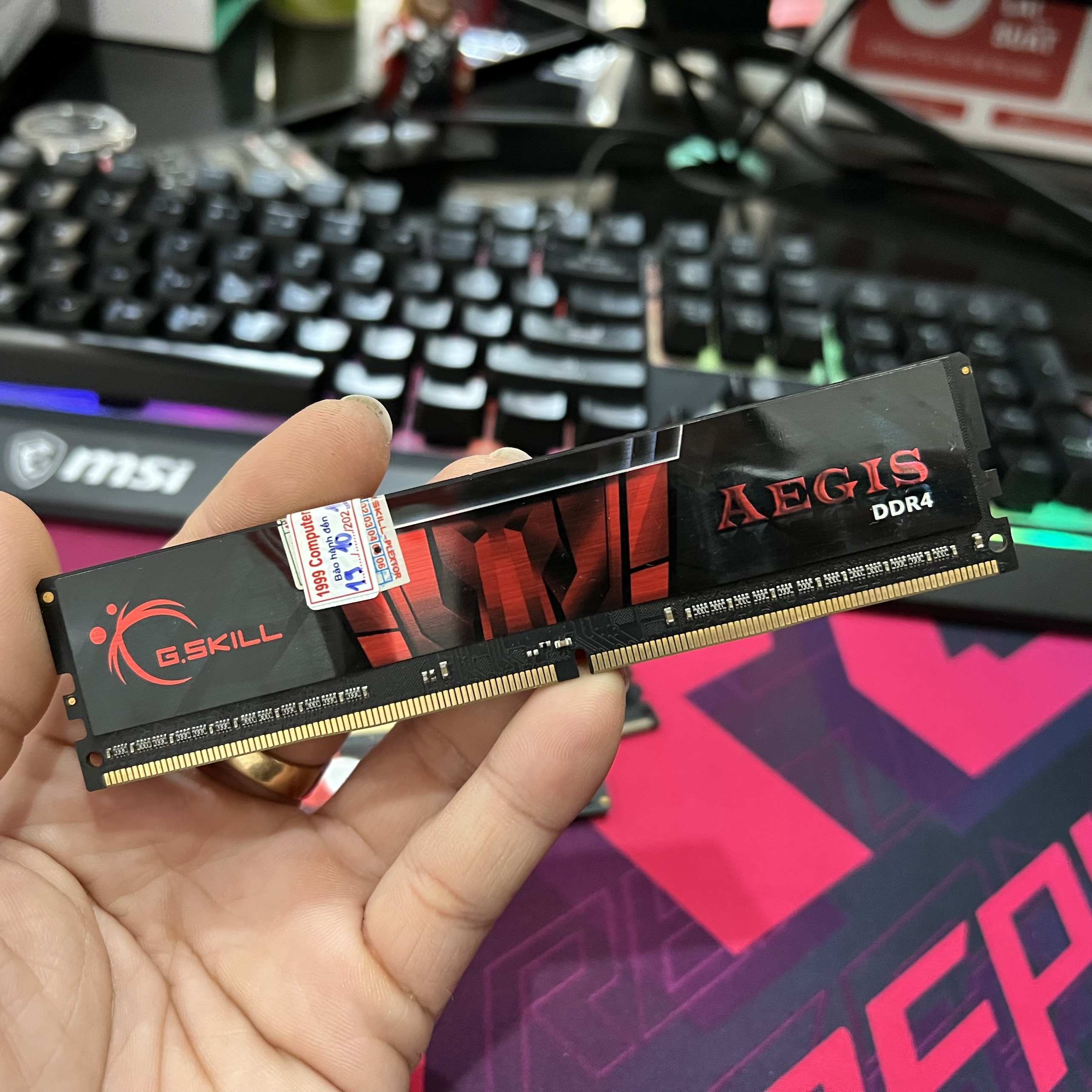 Ram GSKILL AEGIS 4GB DDR4 Bus 2133 F4-2133C15S-4GIS - Hàng chính hãng