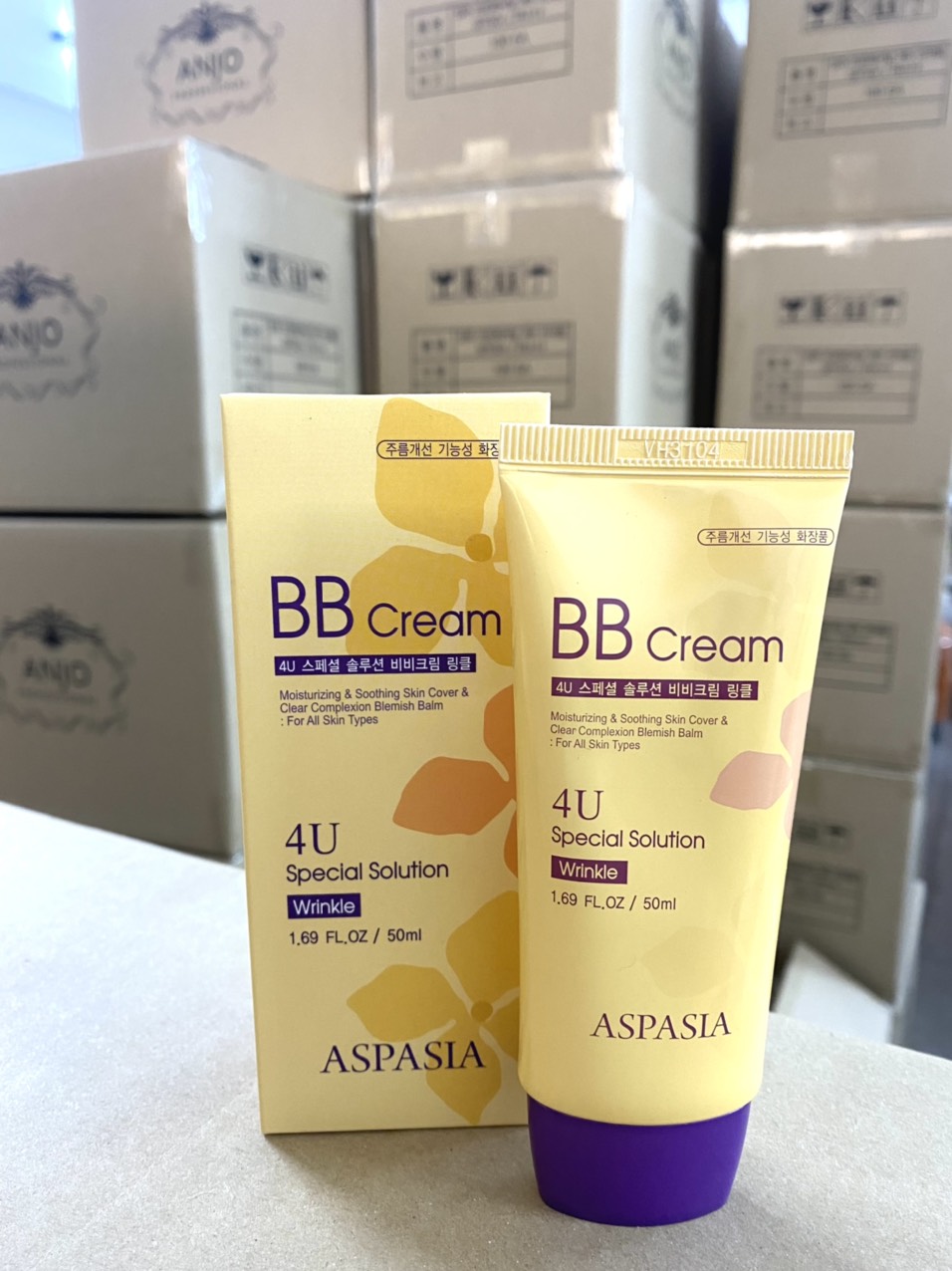 Kem Nền Aspasia BB Cream 4U Special Solution Hàn Quốc 50ml Mẫu Mới ( không xuất hóa đơn đỏ )