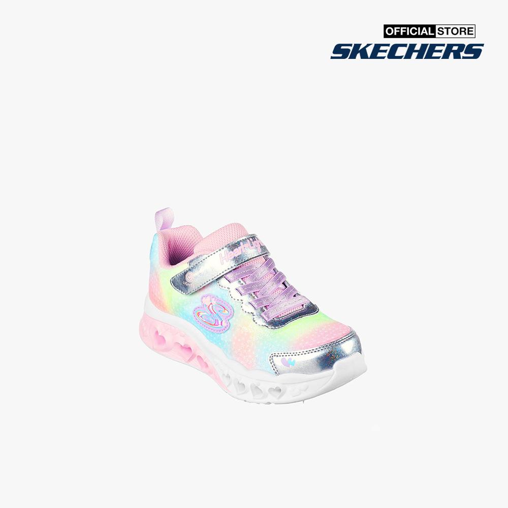 SKECHERS - Giày thể thao bé gái Flutter Heart Lights Simply Love 302315L