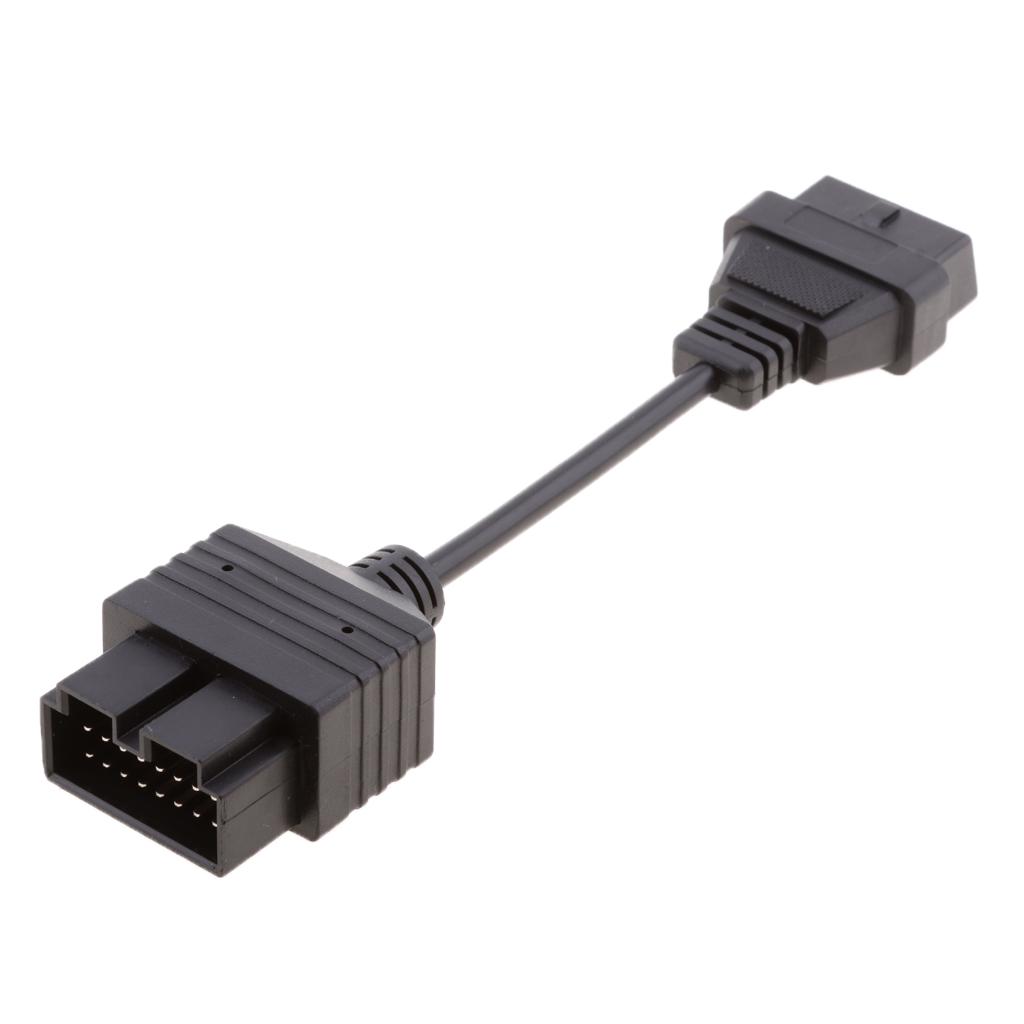 20 Pin Đến 16 Pin OBD 2 Cổng OBD II Chẩn Đoán Adapter Cáp Chuyển Đổi Dành Cho Xe KIA