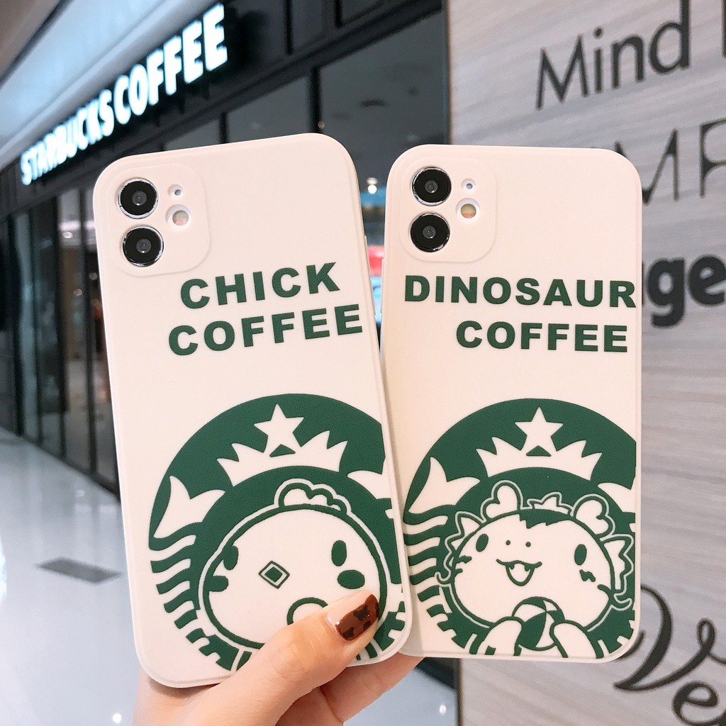 Ốp Lưng iPhone Cạnh Vuông Chick Dino Cho iPhone 6 / 6 Plus / 7 / 7 Plus / 8 / 8 Plus / X / Xs / Xs Max / 11 / 11 Pro / 11 Pro Max / 12 / 12 Pro / 12 Pro Max