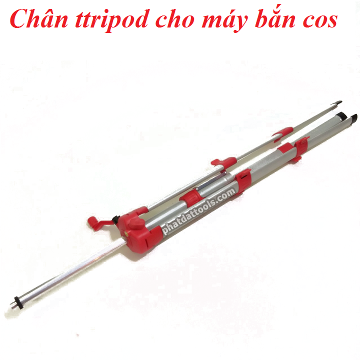 Chân tripod gắn máy bắn cốt, máy cân mực, máy laser thăng bằng