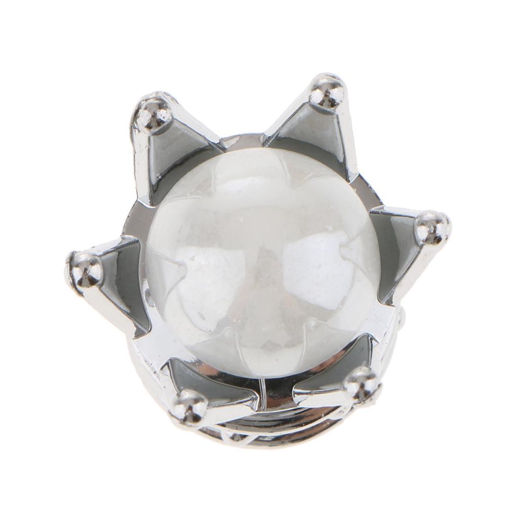 4 Pieces Clear Diamond Bling Tire/Wheel Stem Valve Caps