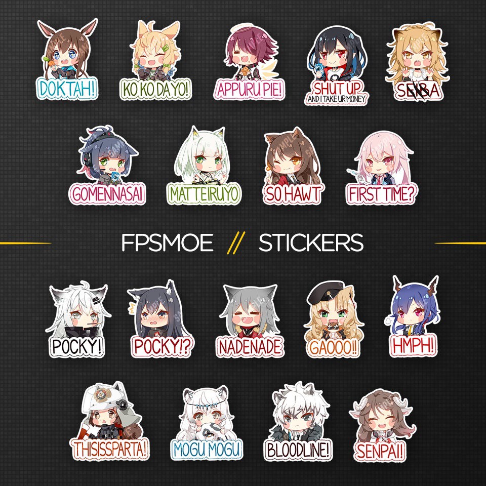 Set 60 Sticker Hololive