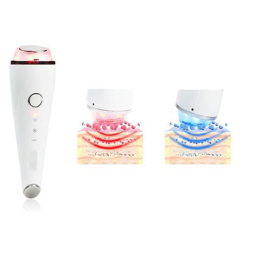 Máy massage mặt, mắt thẩm thấu nóng lạnh 2 đầu BZ-0505 - 3in1