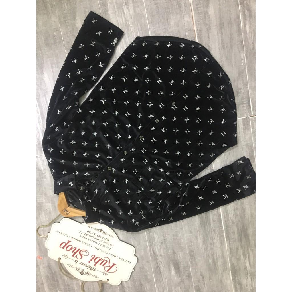 ÁO SƠ MI HOẠ TIẾT NHUNG NHŨ