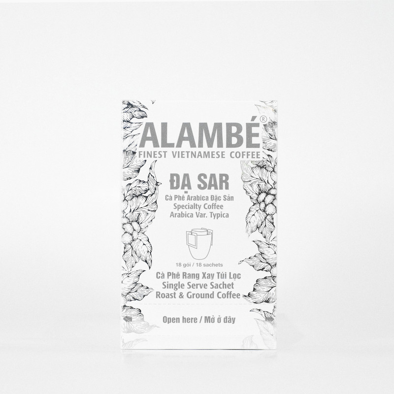 CÀ PHÊ TÚI LỌC ALAMBÉ - ĐẠ SAR (18 gói x 10g)