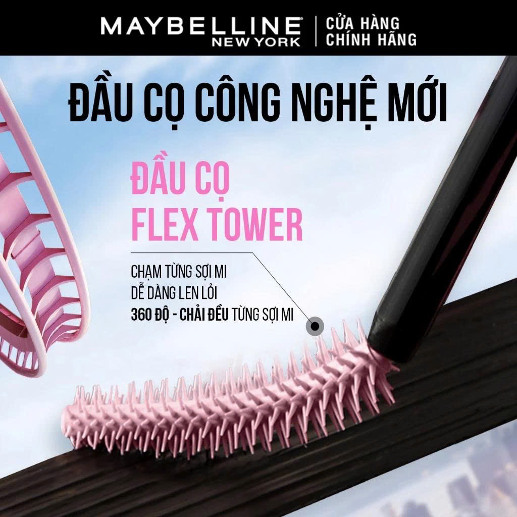Mascara Sky High Chuốt Mi Tơi Dài Mi Lash Sensational Maybelline New York Waterproof 6ml