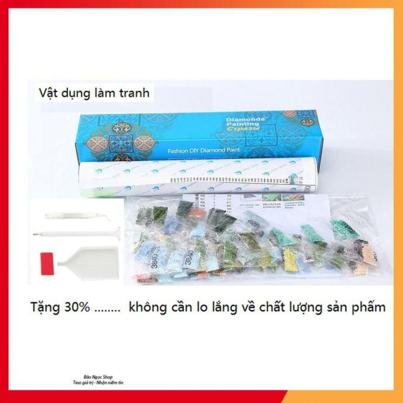 Tranh đính đá 5d toàn bộ 75*120cm