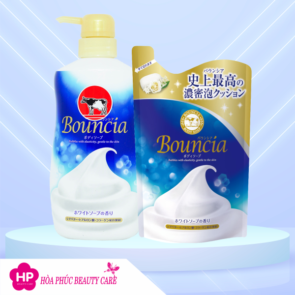 Sữa Tắm Trắng Da Cow Bouncia Body Soap Relax Chiết Xuất Sữa Bò (Hương Hoa)