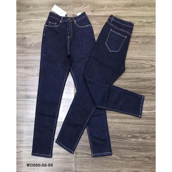 Quần jean co giãn dáng dài bigsize