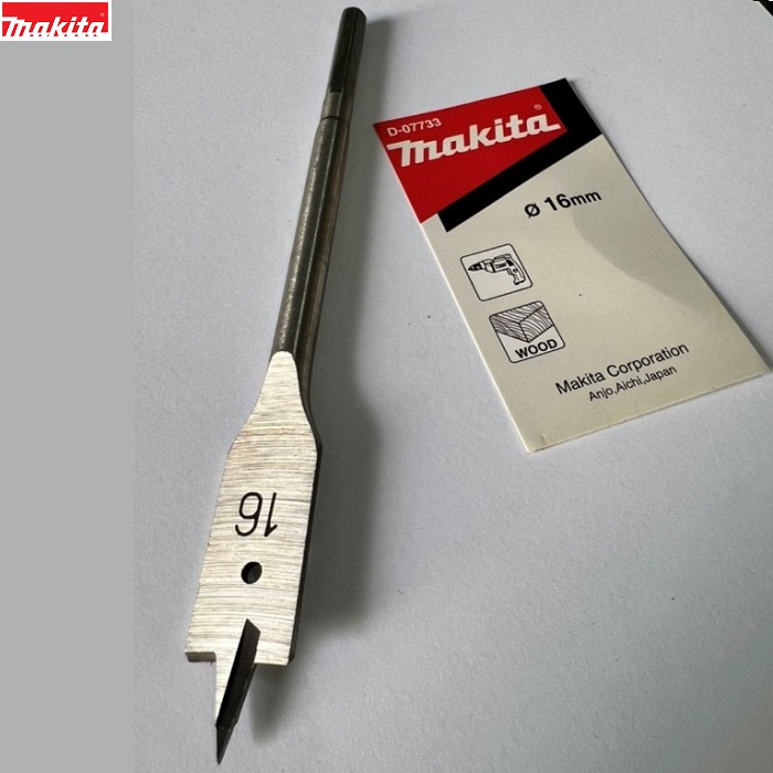 Mũi khoét gỗ đuôi cá MAKITA 16 x 150 mm D-07733