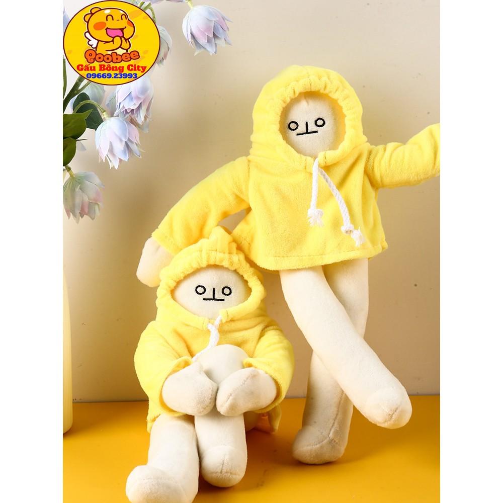 Người Chuối Nhồi Bông Trầm Cảm Lelush Đáng Yêu - Banana Man 35cm Cao Cấp Gấu Bông City