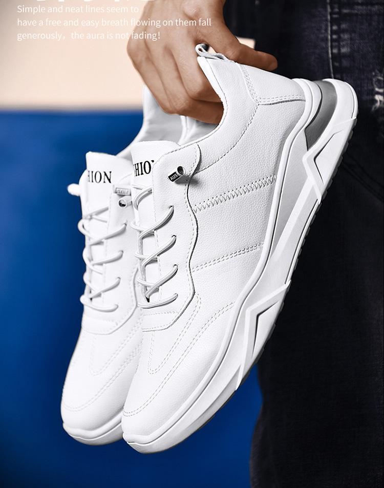 Giày Thể Thao Nam Sneaker Da Cao Cấp Phong Cách Hàn Quốc Kiểu Dáng Thời Trang G171