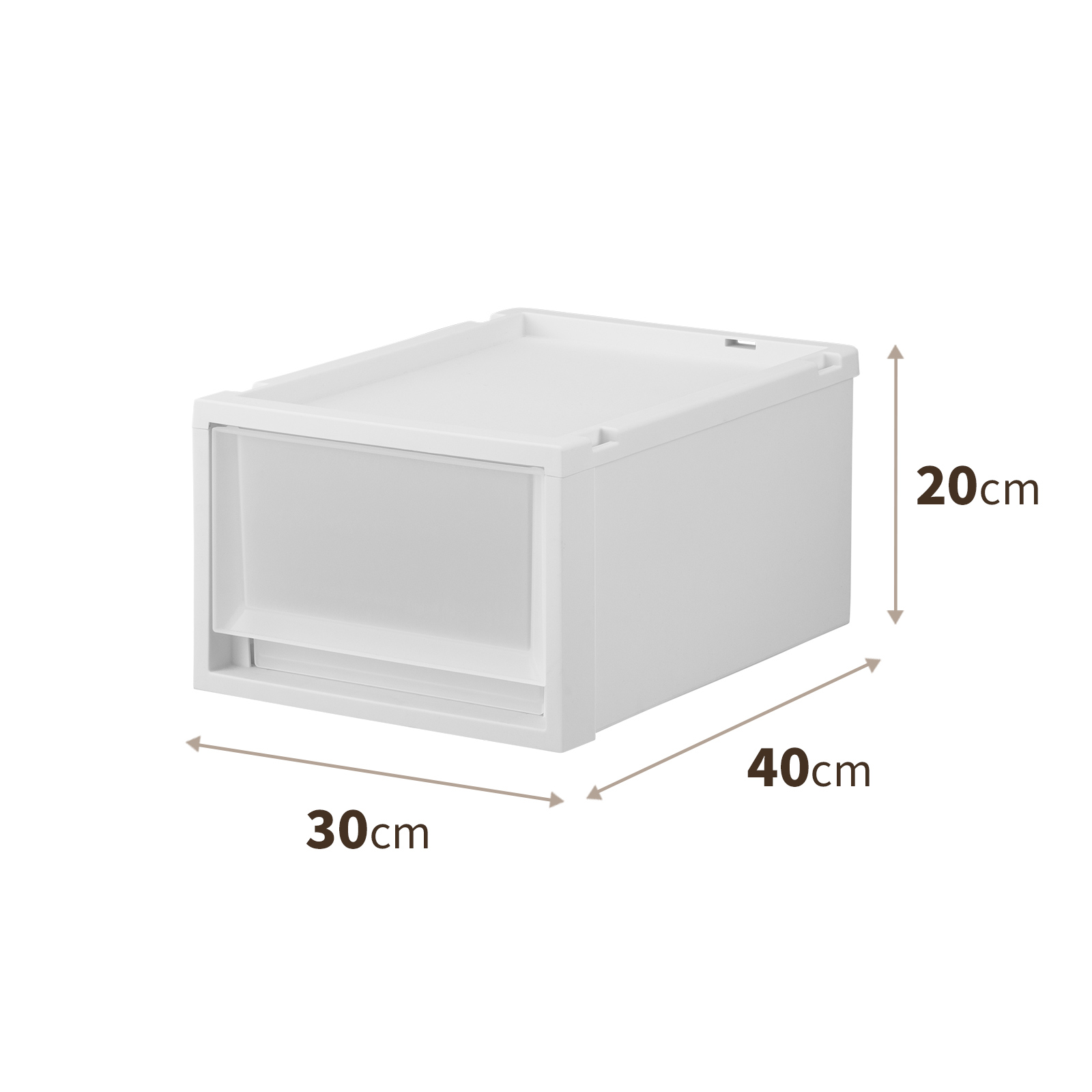 TENMA Hộp Nhựa Ngăn Kéo Cao Cấp Sang Trọng Nội Thất FC40 JAPAN QUALITY, Xếp Chồng, Bánh Xe Bán Rời