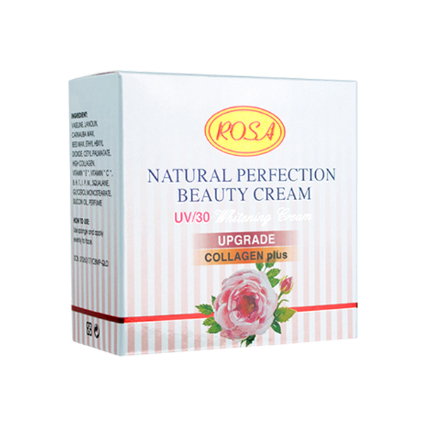 Kem dưỡng trắng sáng da chống lão hóa Rosa Rosa Natural Perfection Beauty Cream