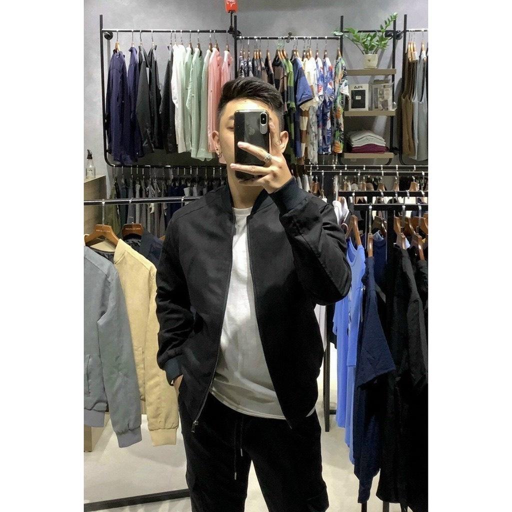 ÁO KHOÁC NAM DA LỘN NAM CỔ BOMBER CỰC HOT