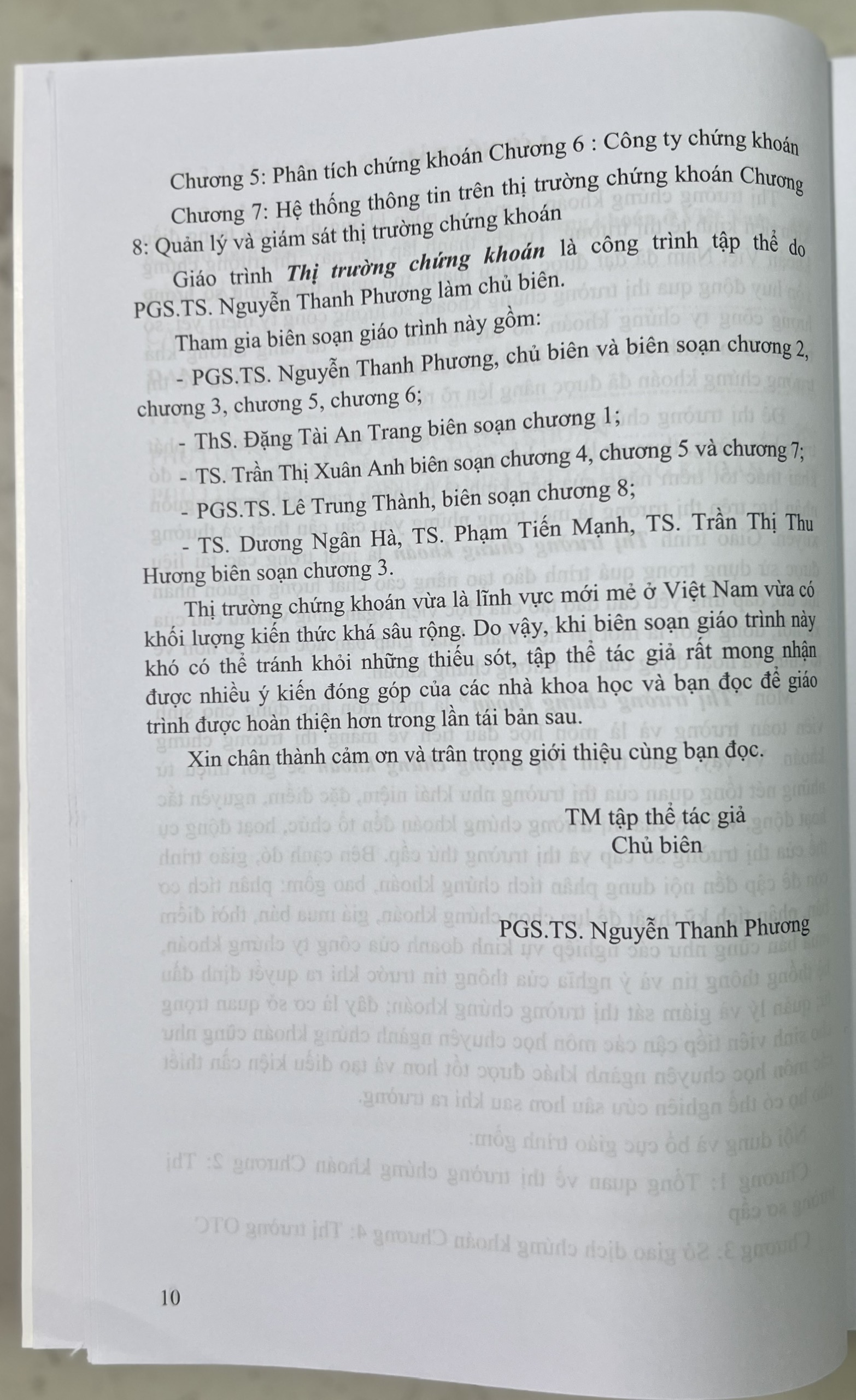 Sách - Giáo trình Thị trường Chứng khoán