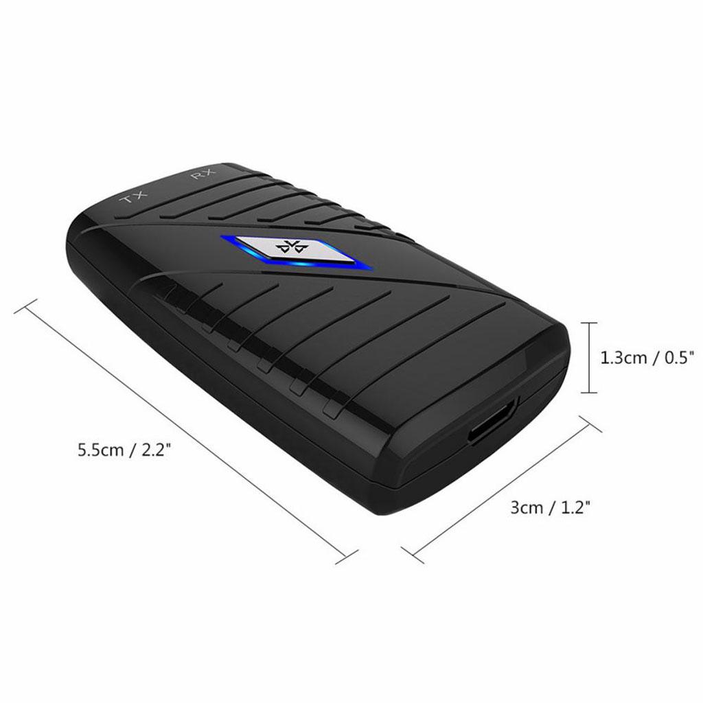 2-in-1 Wireless Audio Receiver Music Stereo Adapter for Home Car