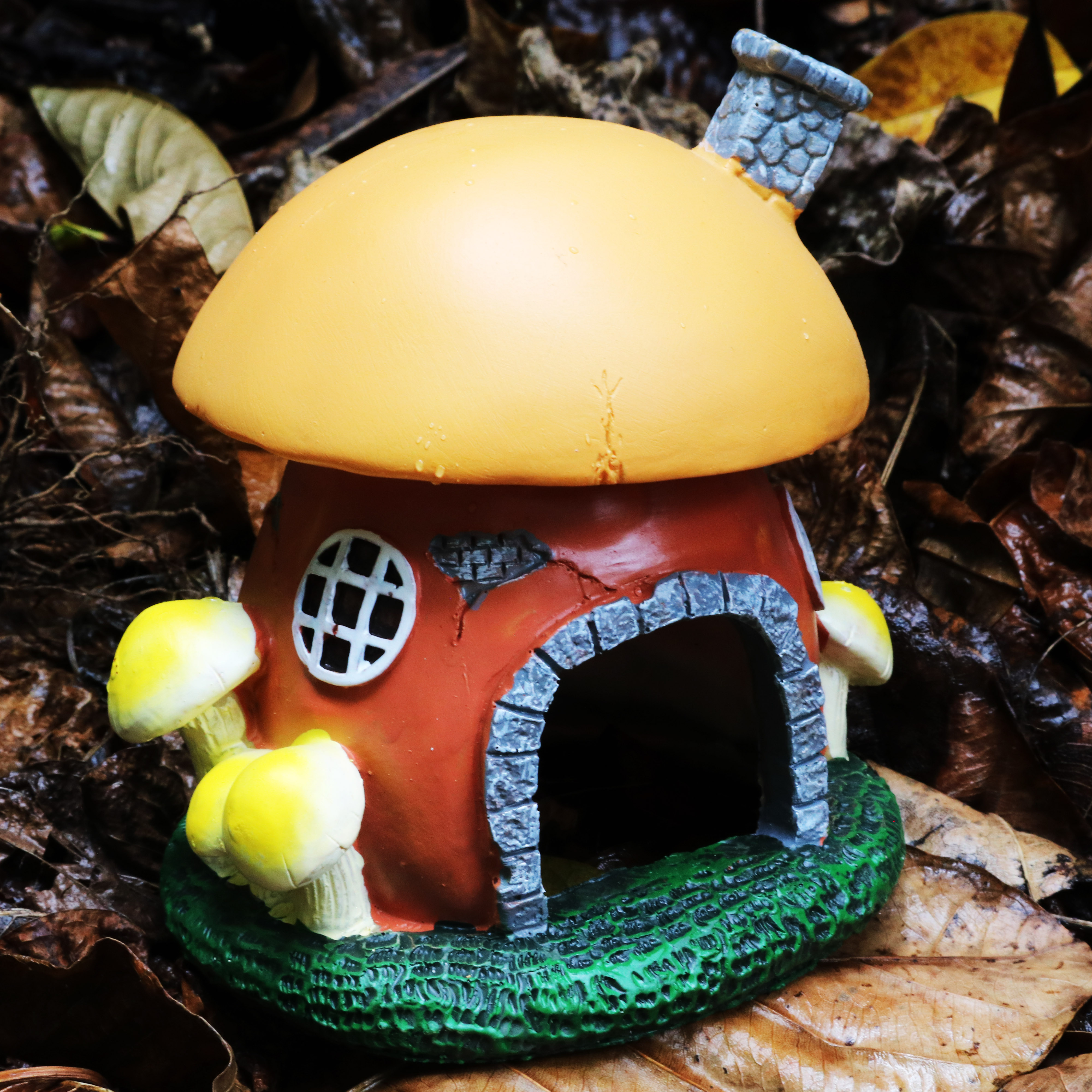 Mô hình Nhà Nấm Không cửa sổ trang trí tiểu cảnh - thủy sinh - terrarium