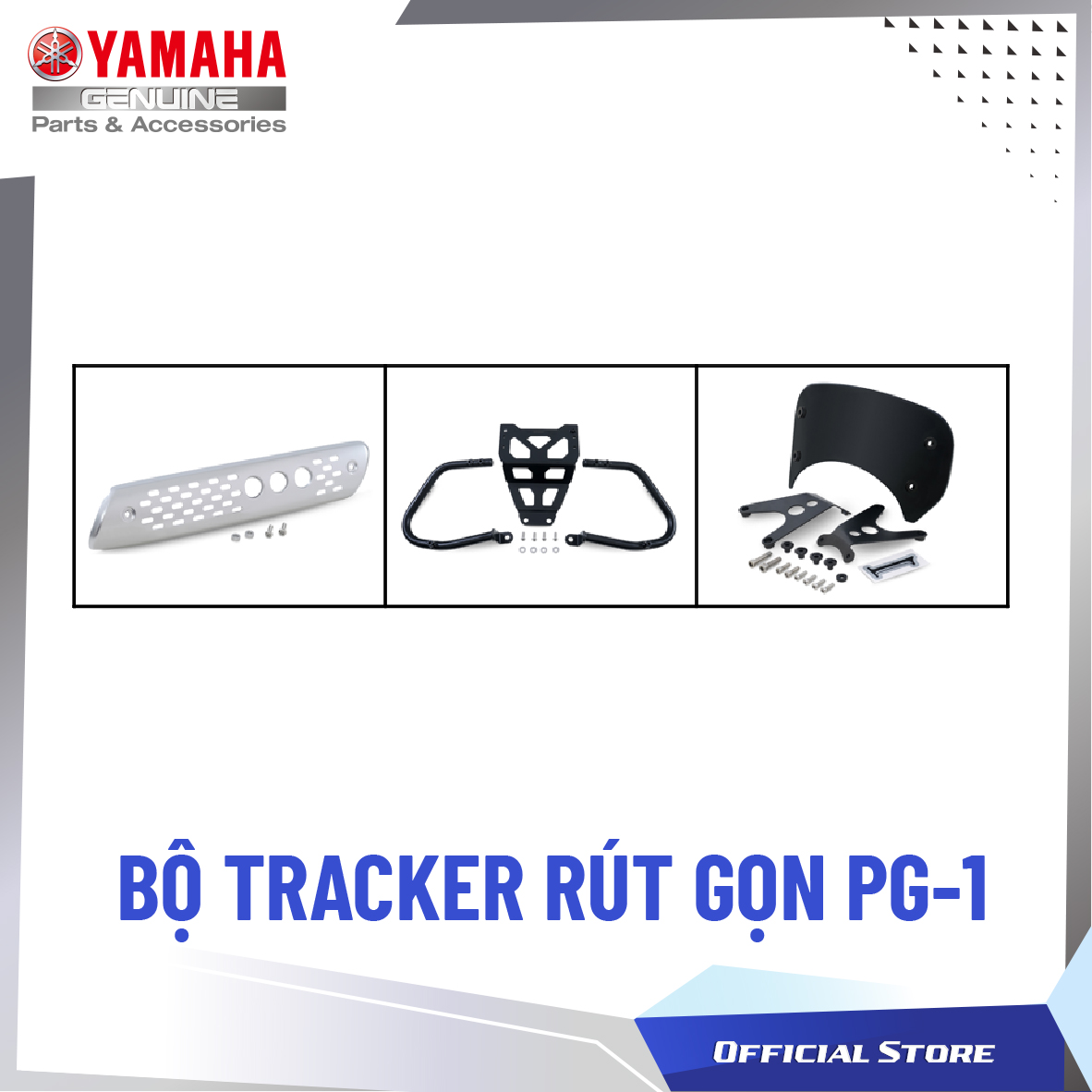 BỘ PHỤ KIỆN TRACKER BẢN RÚT GỌN - PG-1