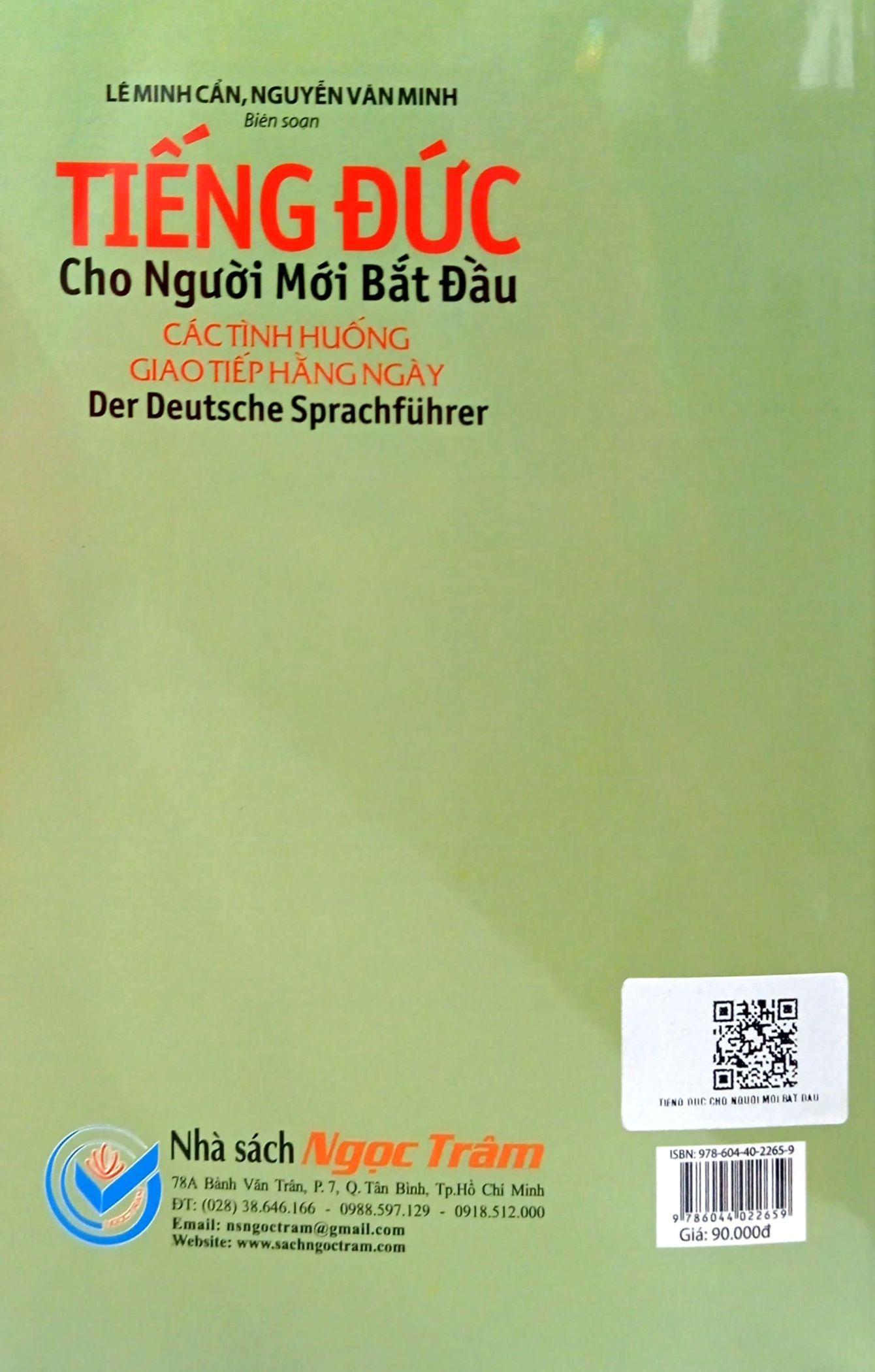 Tiếng Đức Cho Người Mới Bắt Đầu - Các Tình Huống Giao Tiếp Hằng Ngày (Tái Bản 2024)