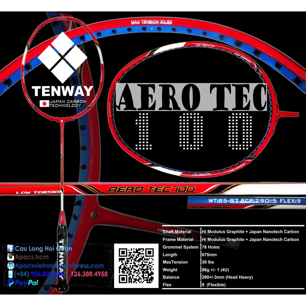 Vợt cầu lông Tenway Aero Tec 100 - Vợt phổ thông đánh phong trào