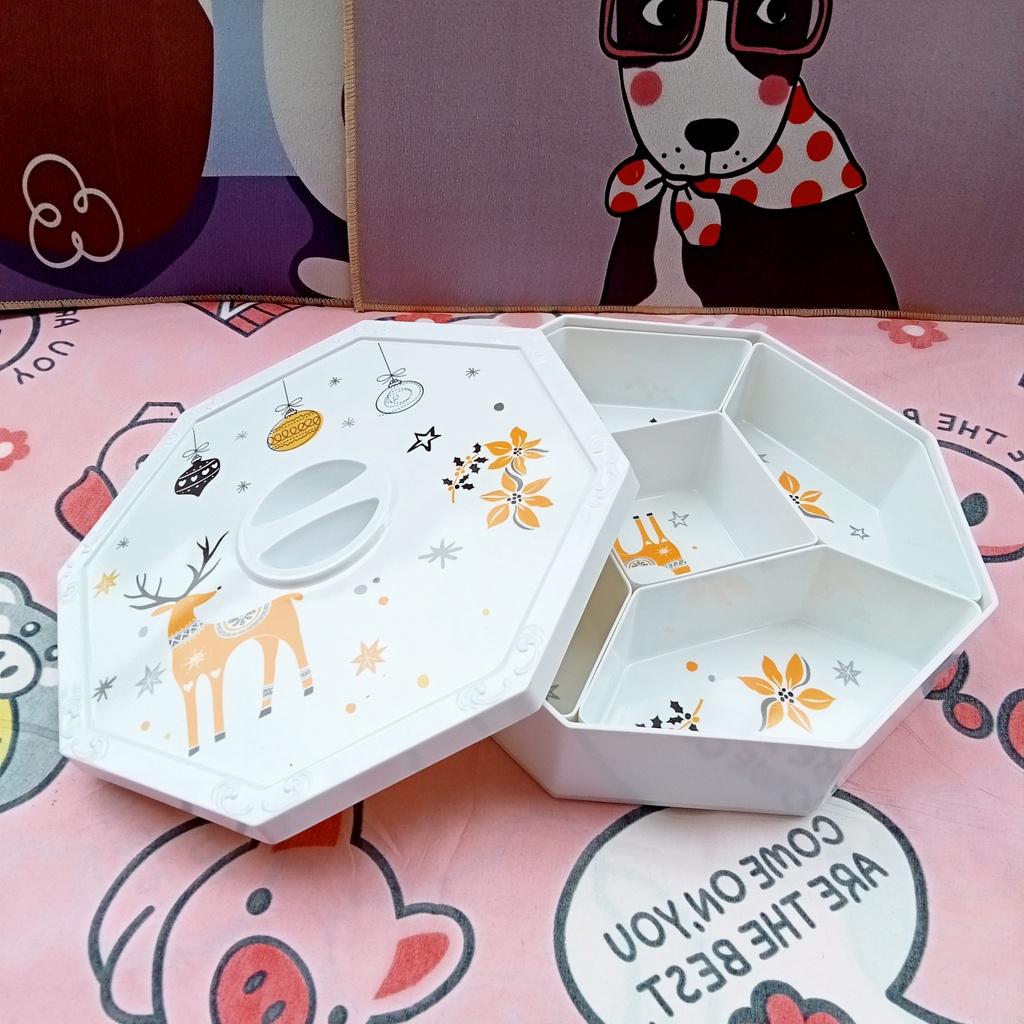 Khay Đựng Mứt Tết Trang Trí Phòng Khách Kiểu Dáng Bắc Âu