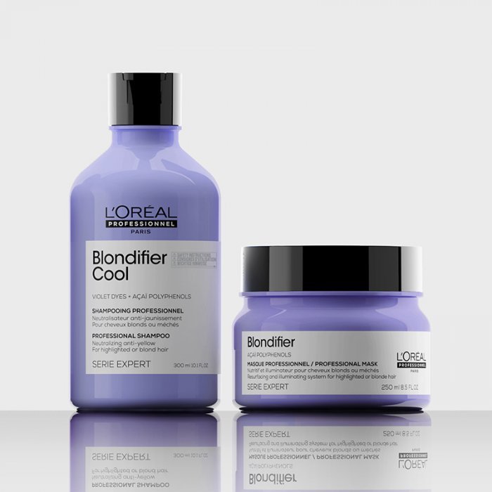 MẶT NẠ Ủ L'OREAL SERIE EXPERT BLONDIFIER MASK BÓNG MƯỢT CHO TÓC NHUỘM MÀU SÁNG 250ML