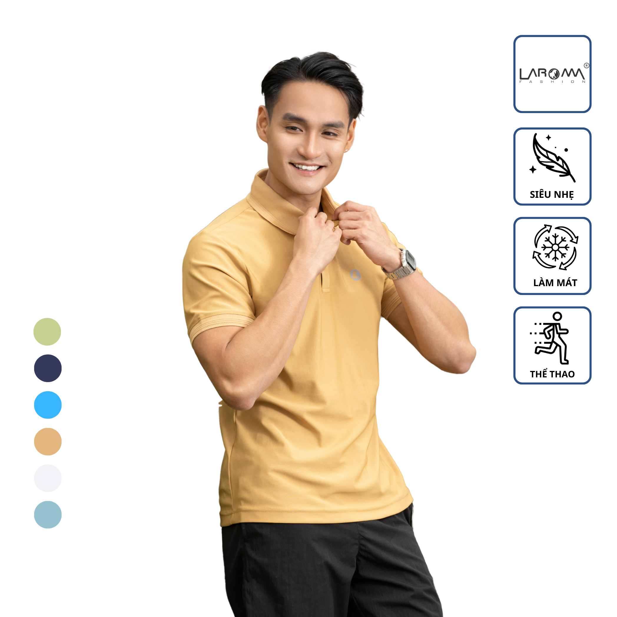 Bộ Thể Thao Nam Basic Laroma | Trẻ trung - Năng động