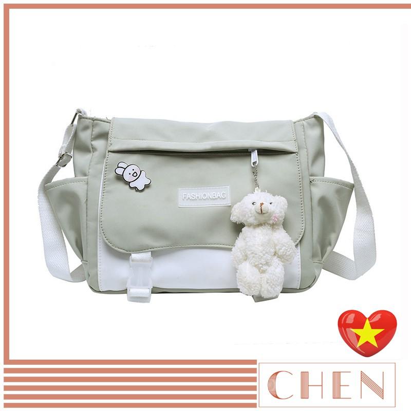 Túi Vải Đeo Chéo Unisex - Túi ToTe Đi Chơi Đi Học TX10