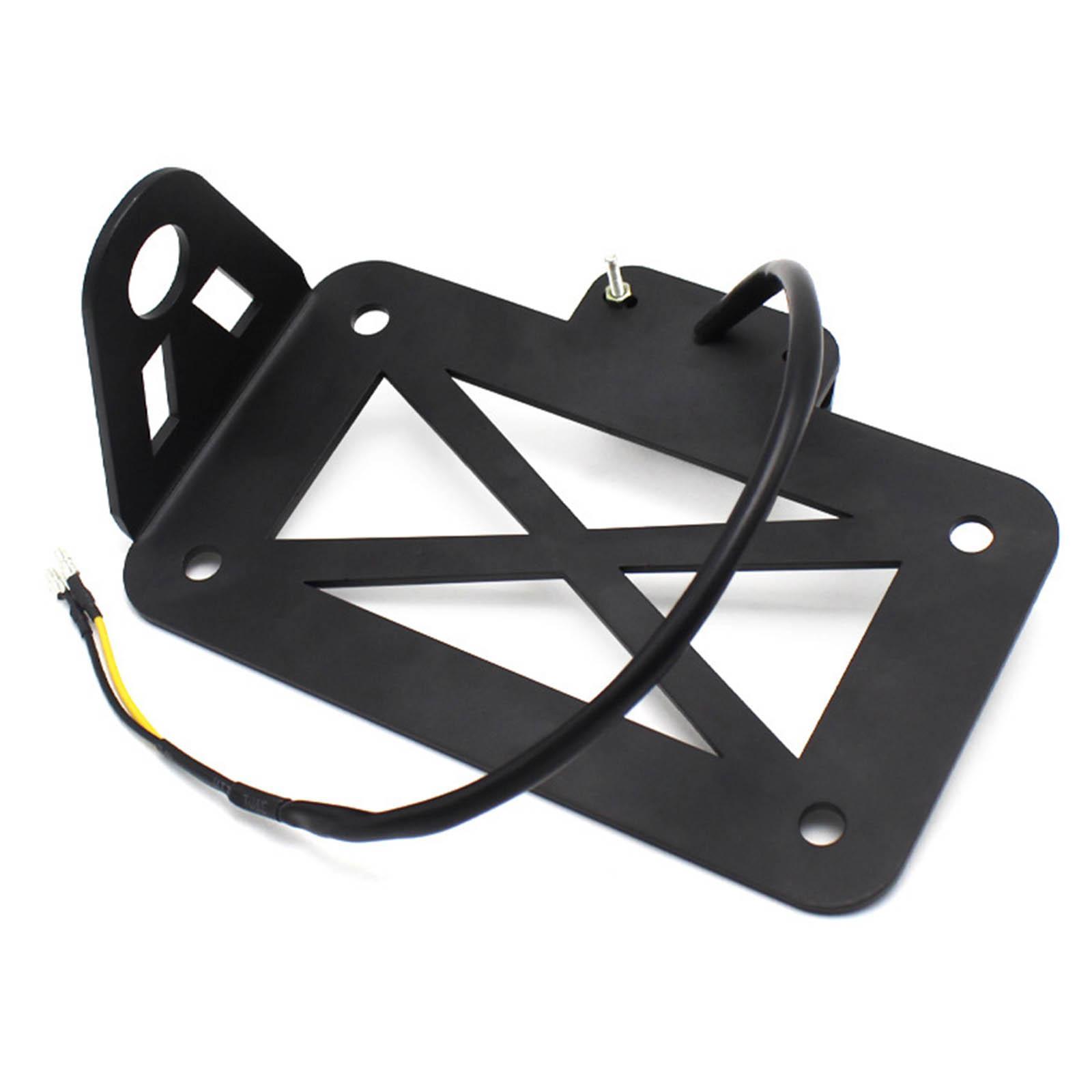 License Plate Frame Kit Side Mount for Harley License Plate Holder Fits for Moto Supplies